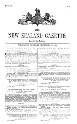 New Zealand Gazette