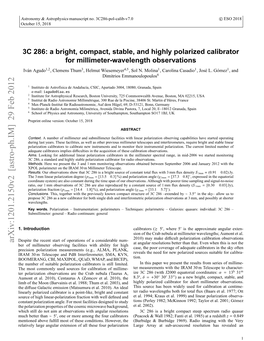 3C 286: a Bright, Compact, Stable, and Highly Polarized Calibrator For