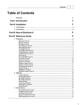 MW6 Barcode .NET Control Manual