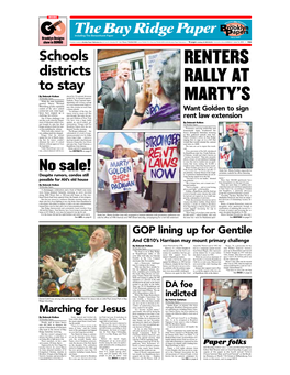 Renters Rally at Marty's