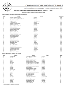 Grade School Report