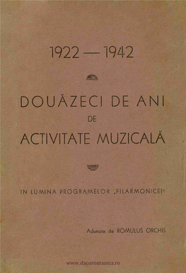 Douazeci De Ani