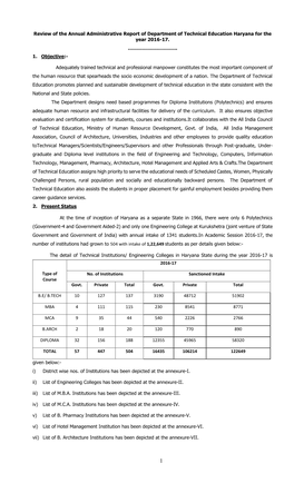 Annual Administrative Report 2016-17