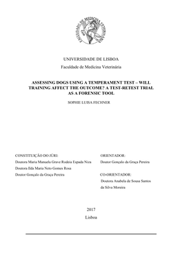 Will Training Affect the Outcome? a Test-Retest Trial As a Forensic Tool