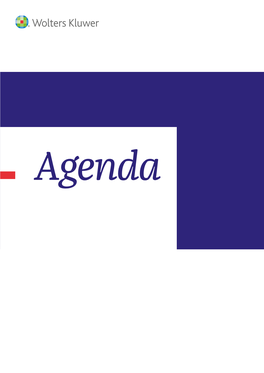 Agenda Annual General Meeting of Shareholders