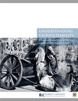 UNDERSTANDING UNTOUCHABILITY a Comprehensive Study of Practices and Conditions in 1589 Villages