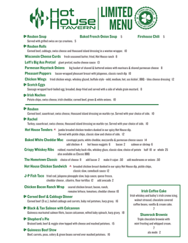 Limited Menu