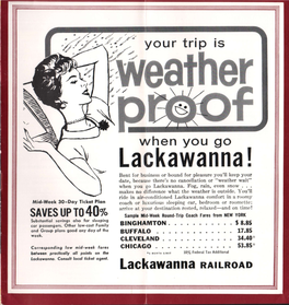 Lackawanna RAILROAD Lackawanna Railroad T