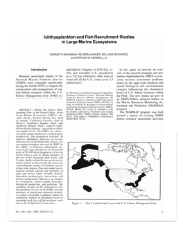 Ichthyoplankton and Fish Recruitment Studies in Large Marine Ecosystems