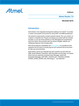 Atmel Studio 7.0