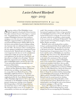 H.Doc. 108-224 Black Americans in Congress 1870-2007