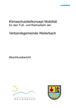 Klimaschutzteilkonzept Mobilität Für Den Fuß- Und Radverkehr Der