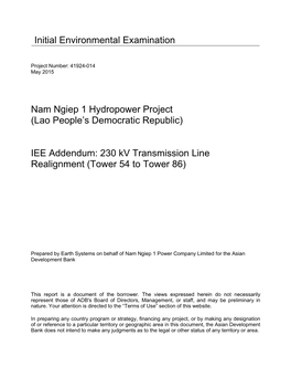 41924-014: 230 Kv Transmission Line Realignment