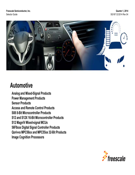 SG187, Automotive, Q12014, Rev 54