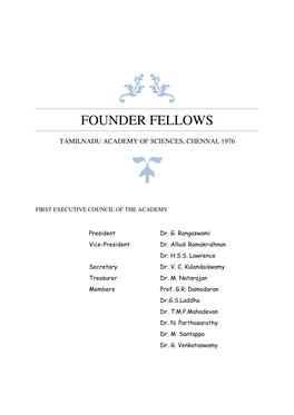 Founder Fellows