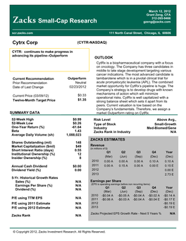 Small-Cap Research Gzeng@Zacks.Com