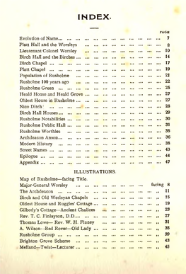 William Royle 1905 History of Rusholme