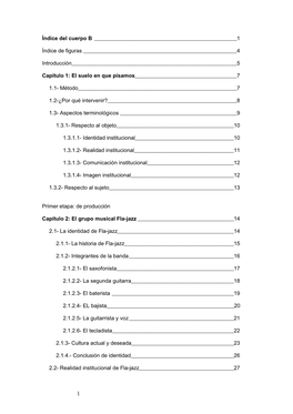 Índice Del Cuerpo B 1 Índice De Figuras 4 Introducción 5 Capítulo 1: El Suelo En Que Pisamos 7 1.1- Método