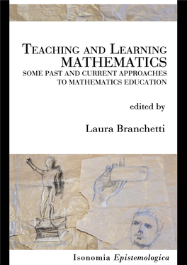 Laura Branchetti, Teaching and Learning Mathematics