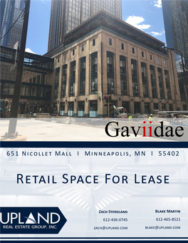 Retail Space for Lease