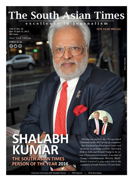 Shalabh Kumar the South Asian Times