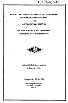\. of the International Union of Radio Science