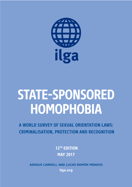ILGA 2017 State-Sponsored Homophobia Report