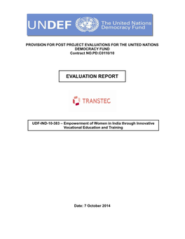 Evaluation Report