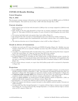 Covid-19 Results Briefing