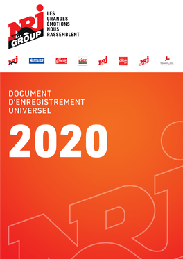 Document D'enregistrement Universel 2020