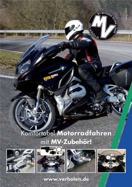 Komfortabel Motorradfahren Mit MV-Zubehör!
