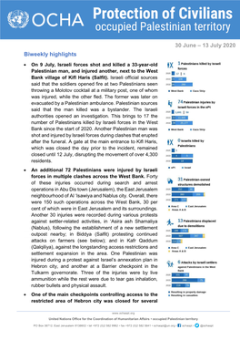 30 June – 13 July 2020 Biweekly Highlights