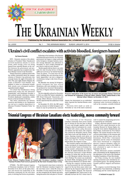 The Ukrainian Weekly 2014, No.1