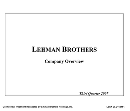 Lehman Brothers