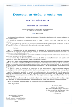 JOURNAL OFFICIEL DE LA RÉPUBLIQUE FRANÇAISE Texte 6 Sur 111