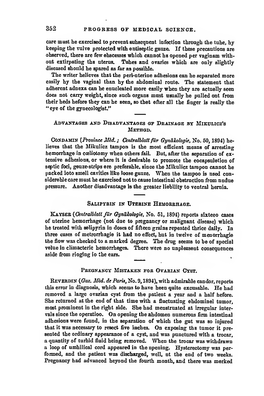 Total Extirpation by the Vagina for Lesions of the Uterine Appendages