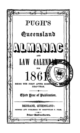Pughs Alman-Dir Queensland 1861