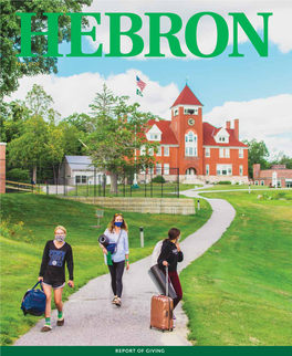 Report of Giving HEBRON Fall 2020