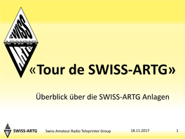 «Tour De SWISS-ARTG»