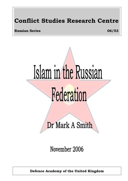 Islam in the Russian Federation
