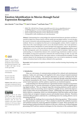 Emotion Identification in Movies Through Facial Expression