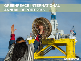 Greenpeace International Annual Report 2015