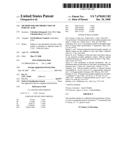 (12) United States Patent (10) Patent No.: US 7470,813 B2 Gloegaard Et Al