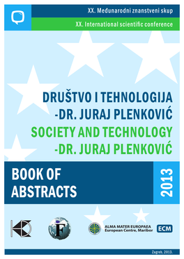 Društvo I Tehnologija -Dr. Juraj Plenković Society and Technology -Dr