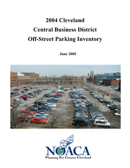 2004 Cleveland Central Business District Off-Street Parking Inventory