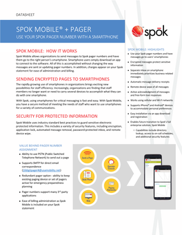 Spok Mobile® + Pager