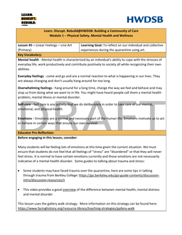 Lesson 5. Linear Feelings – Line Art (Primary)