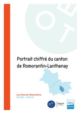 Portrait Chiffré Du Canton De Romorantin-Lanthenay