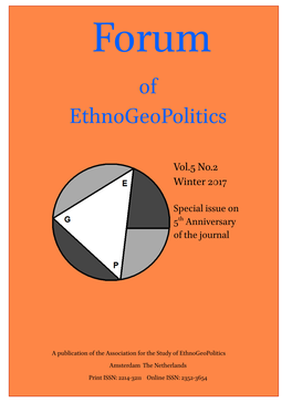 Forum of Ethnogeopolitics Vol5 No2 Winter 2017