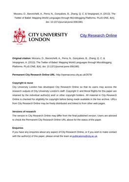 City Research Online